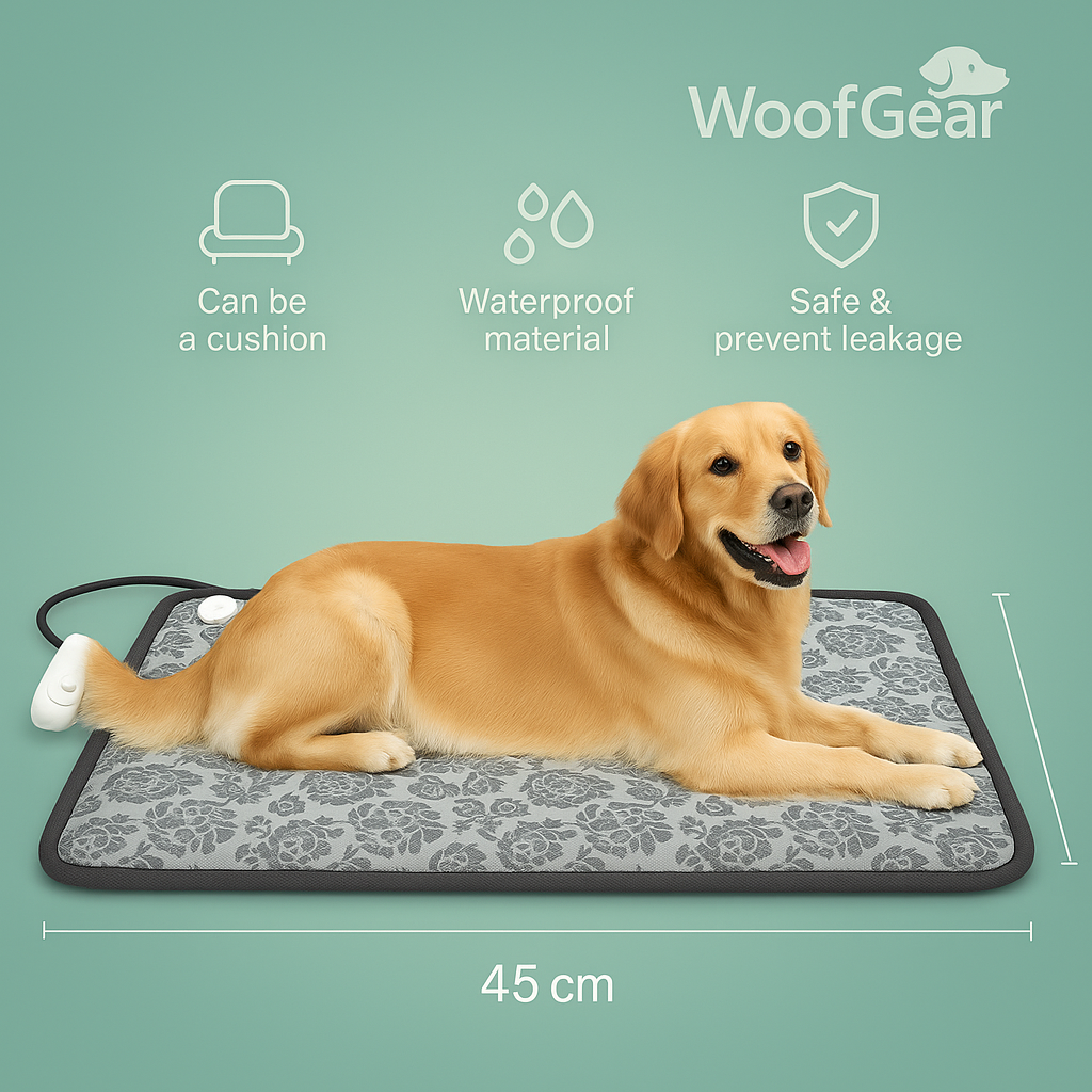 Waterproof Heated Dog Mat – Adjustable Temperature & Timer