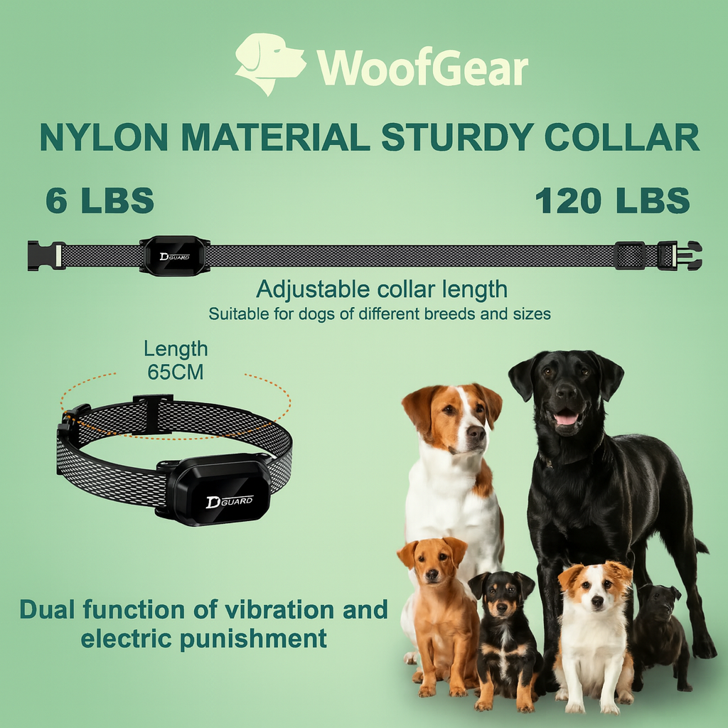 Smart 800m Dog Training Collar – Waterproof, Rechargeable & LCD Remote for All Breeds