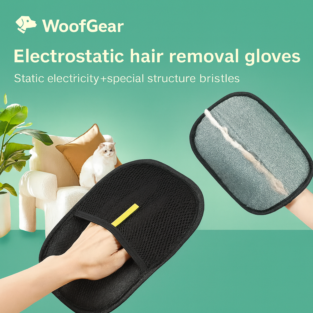 FurMagnet™ Pet Hair Remover Glove – Double-Sided Design for Easy Grooming