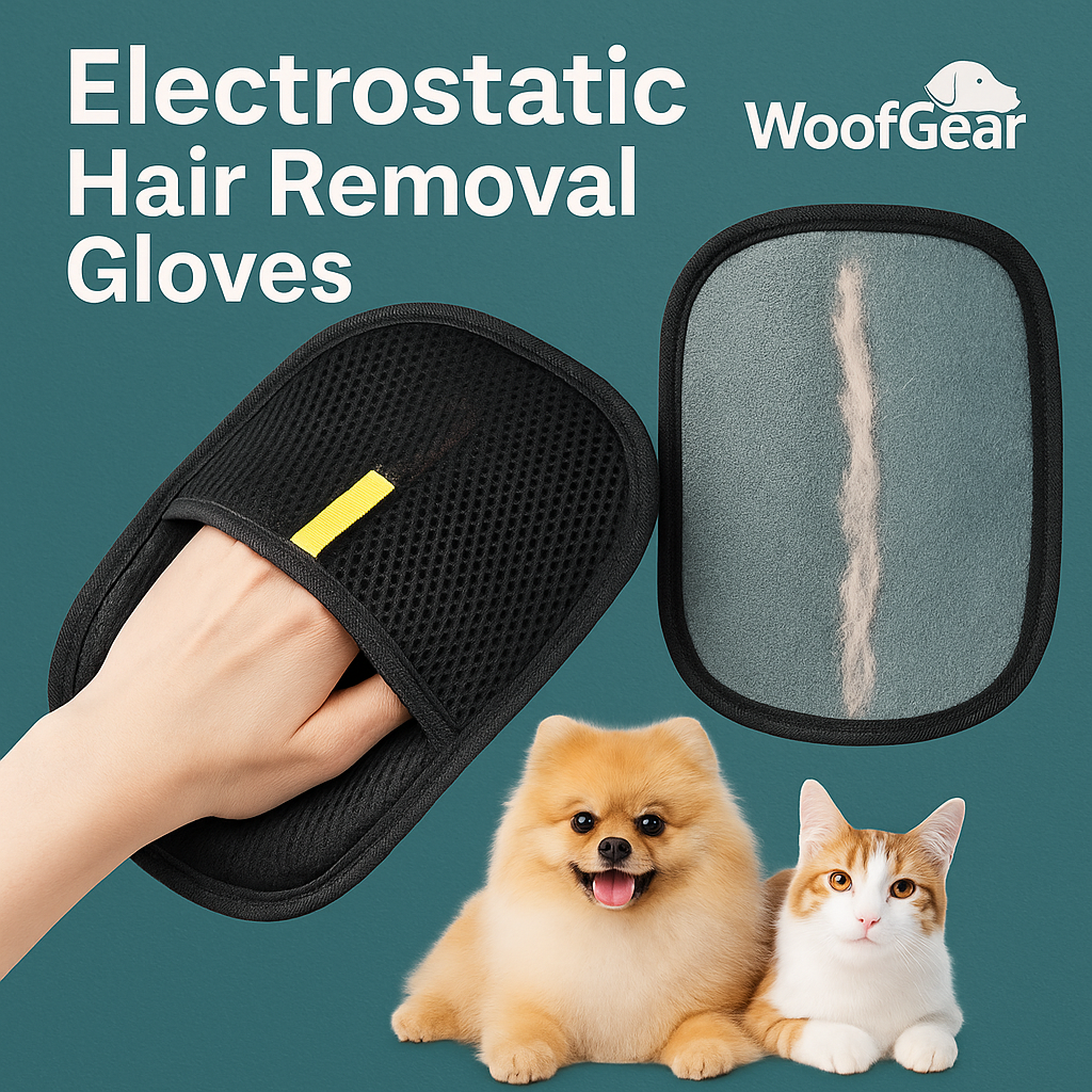 FurMagnet™ Pet Hair Remover Glove – Double-Sided Design for Easy Grooming