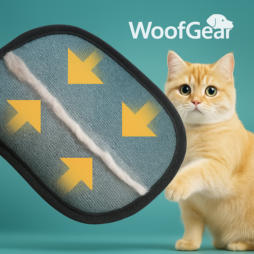 FurMagnet™ Pet Hair Remover Glove – Double-Sided Design for Easy Grooming