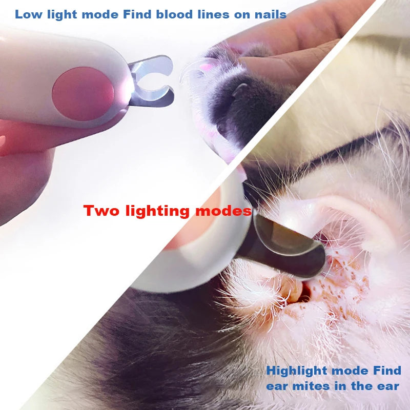 PawGlow™ LED Nail Clipper – Safe, Precise & Stress-Free Grooming