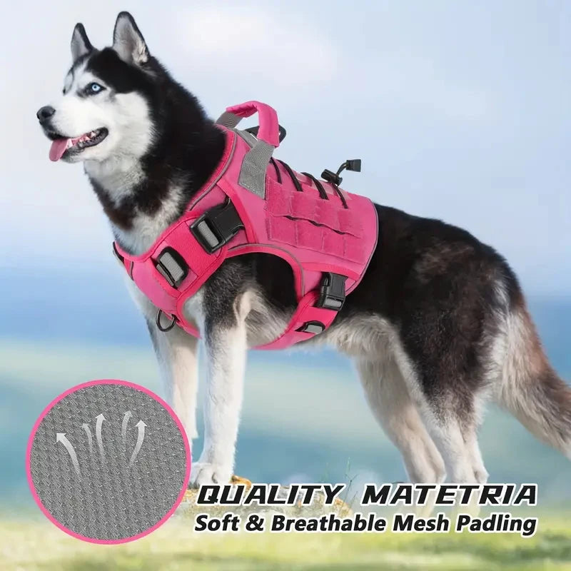 WoofGear Tactical No-Pull Dog Harness