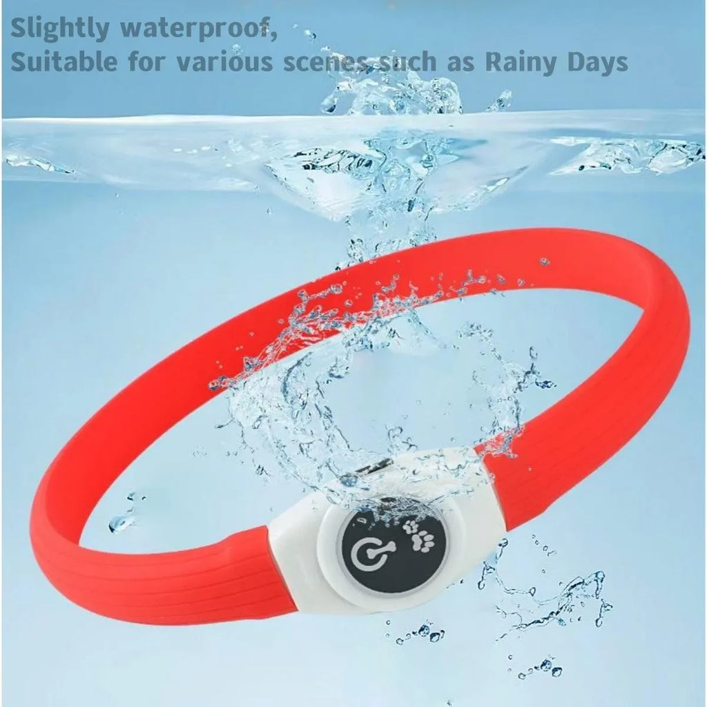 LumiGuard™ LED Waterproof Dog Collar