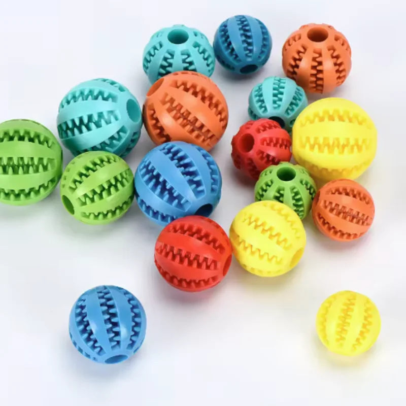 WoofGear™ DentalClean Treat Ball – Interactive Chew & Teeth Cleaning Toy