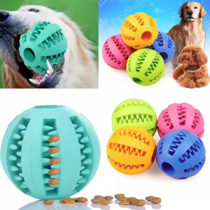 WoofGear™ DentalClean Treat Ball – Interactive Chew & Teeth Cleaning Toy