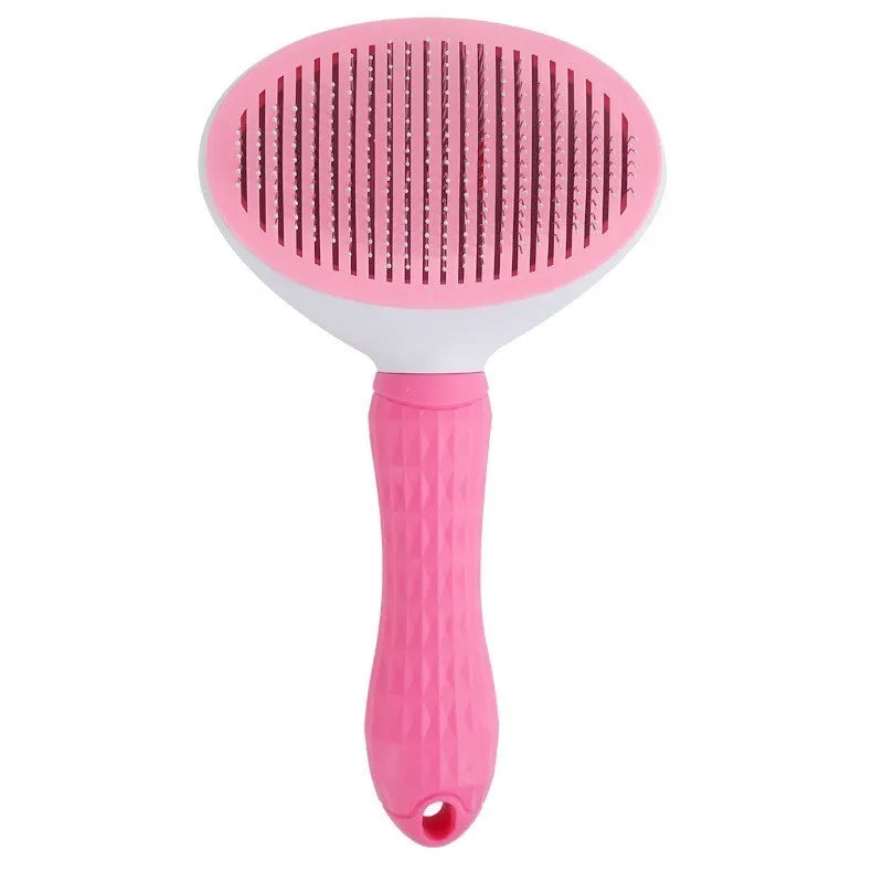 FurSweep™ Self-Cleaning Pet Brush – Dematting & Shedding Tool for Cats & Dogs