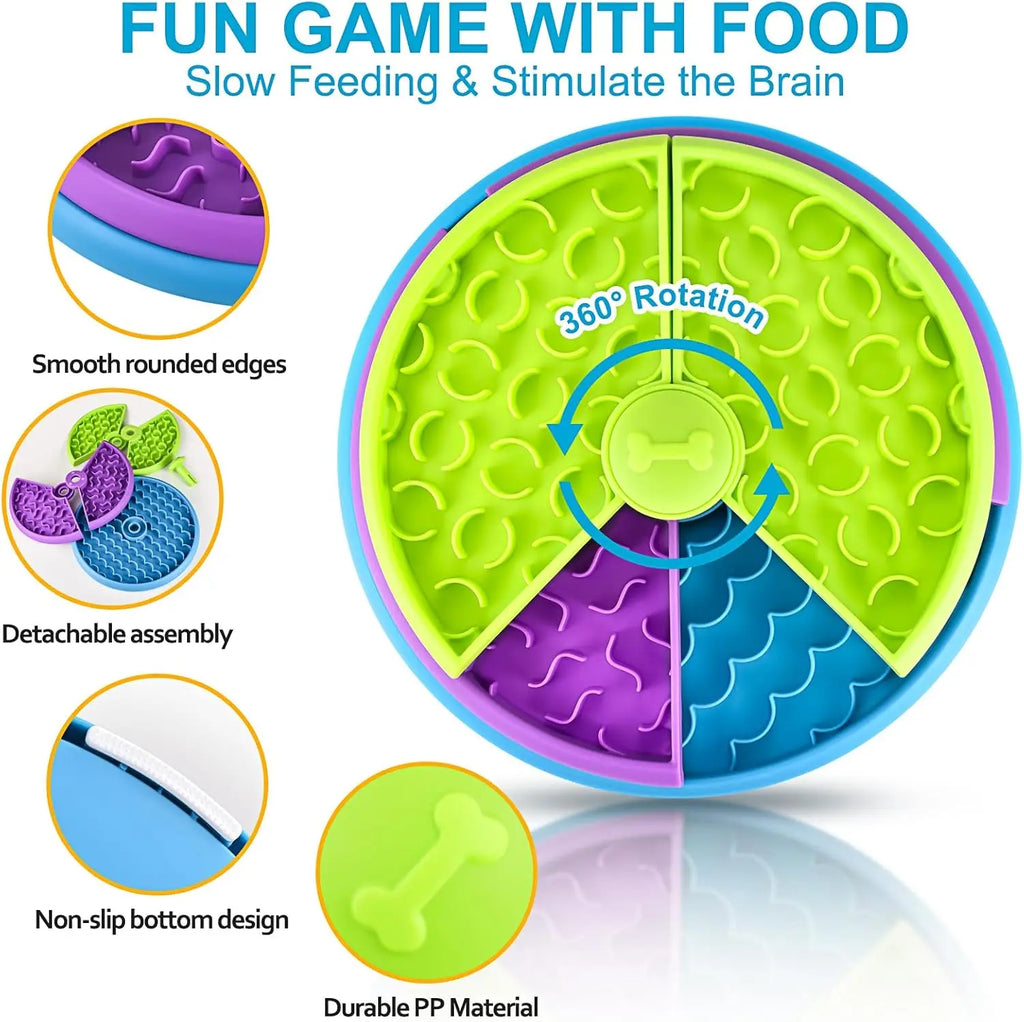 WoofGear™ MindFeast Slow Puzzle Feeder